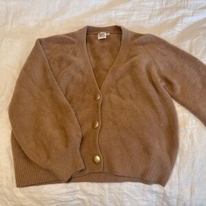 Princess Polly Tan Cardigan Sweater